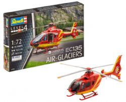 MODÈLE À COLLER - HÉLICOPTÈRE EC135 AIR-GLACIERS 1/72 NIVEAU 4